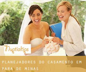 Planejadores do casamento em Pará de Minas