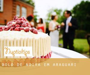 Bolo de noiva em Araguari