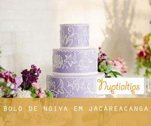 Bolo de noiva em Jacareacanga