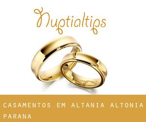 casamentos em Altãnia (Altônia, Paraná)