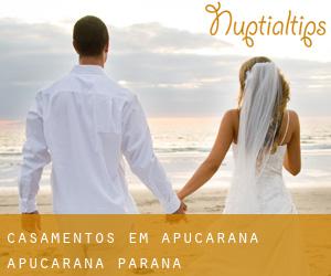 casamentos em Apucarana (Apucarana, Paraná)